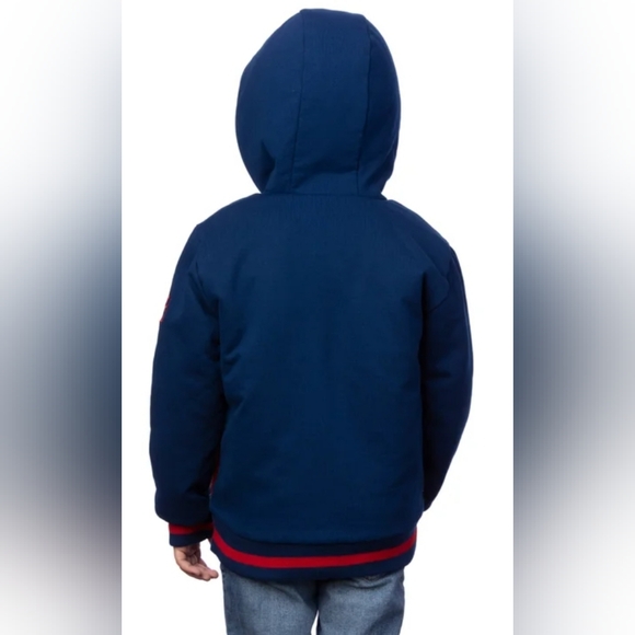 New! Disney Spider Man Kids' Boys Red Toddler Girls Plush Hoodie Select Size NWT - Picture 2 of 6